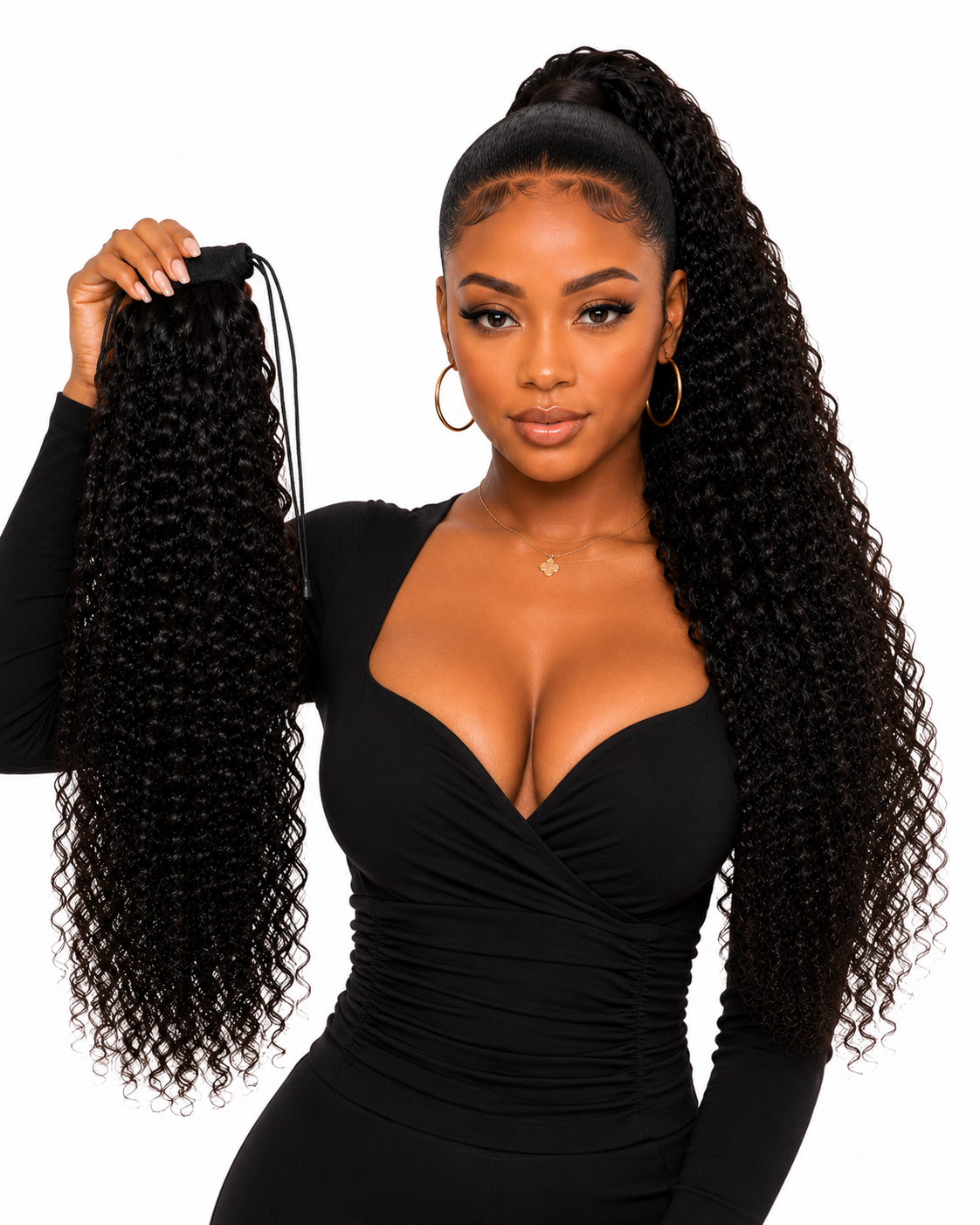 Drawstring ponytail