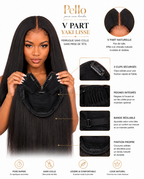 V part wig