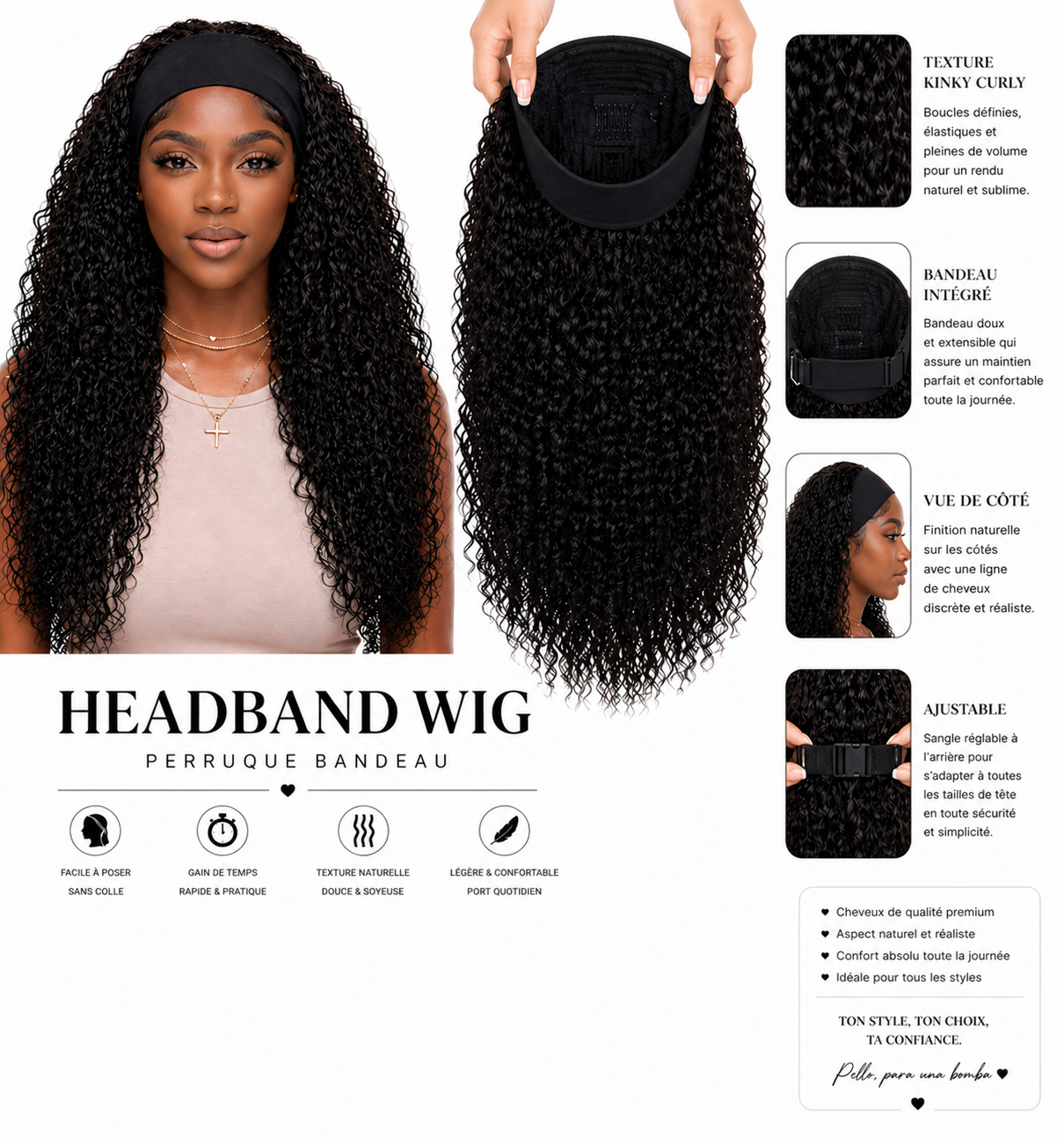 Headband Wig
