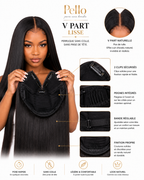 V part wig