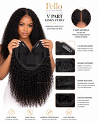V part wig